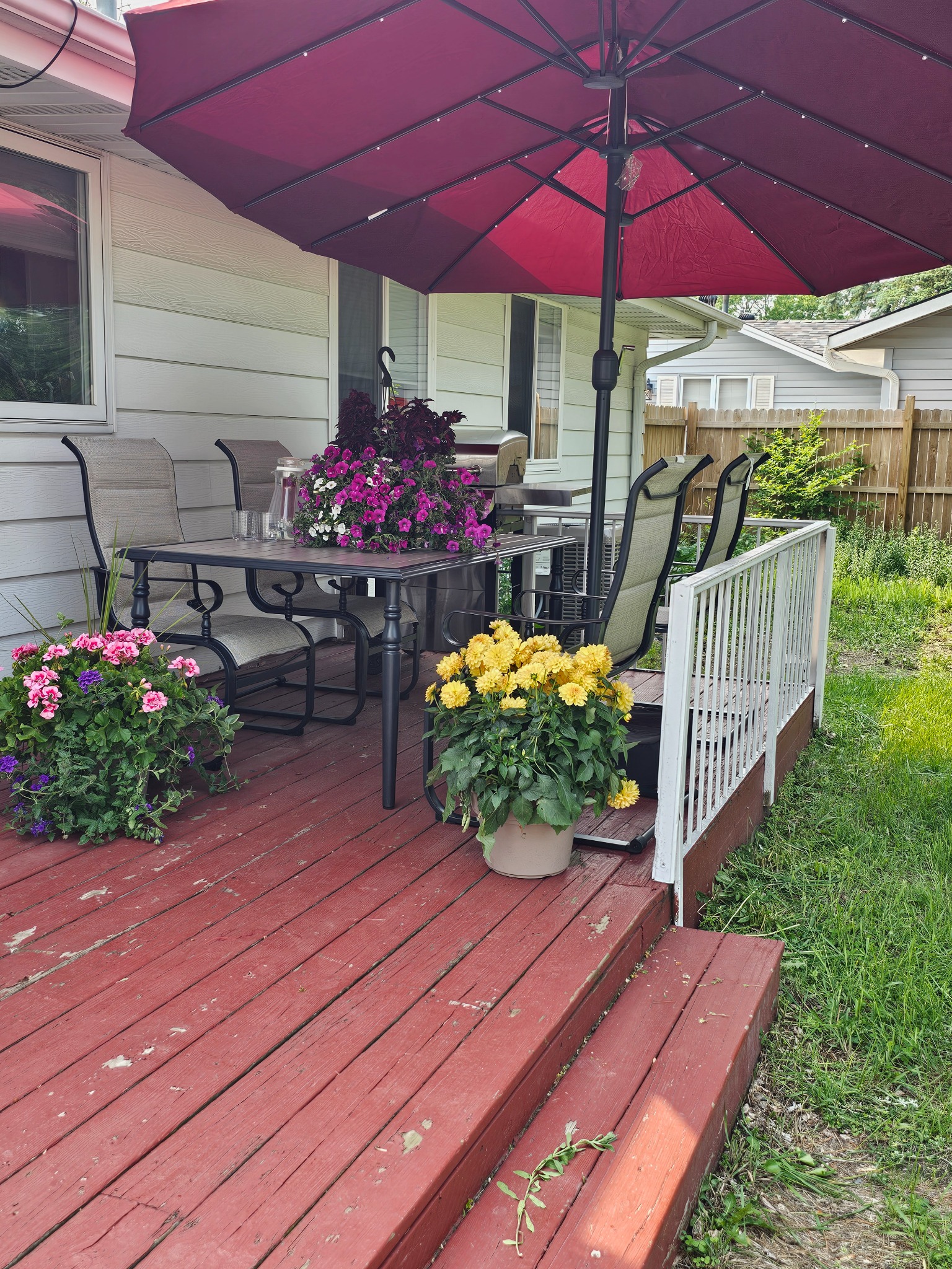 Evergreen patio